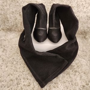 BESTON Women's Stretch Metallic Thigh High Boots